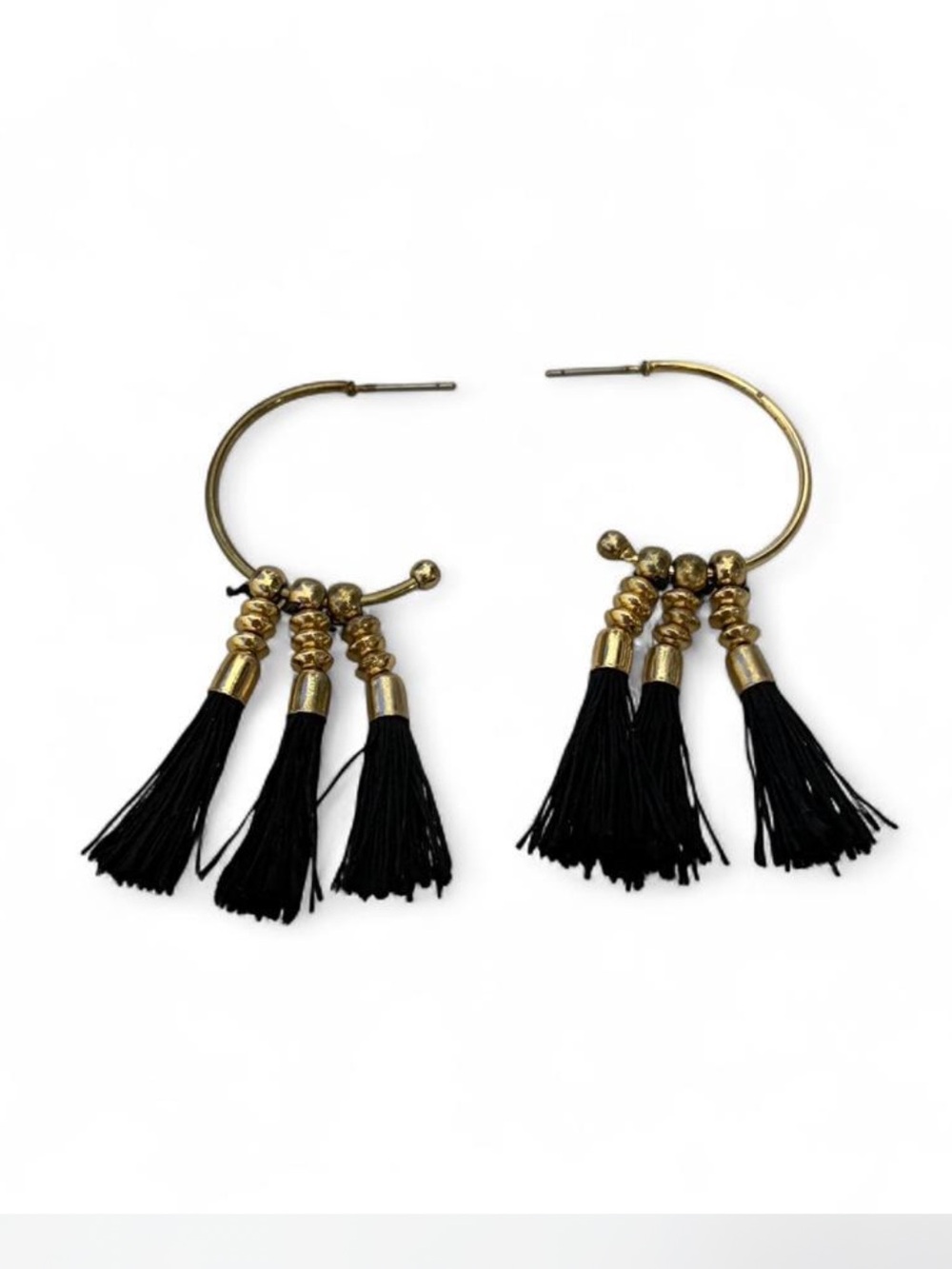 Gold Filigree Hoop Earrings - Women Jewelry